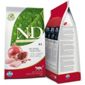 N&D GRAIN FREE ADULT CAT POLLO E MELOGRANO 